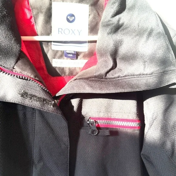 Roxy Vintage Y2K Black Pink Ski Snow Women’s Jacket - Picture 5 of 12